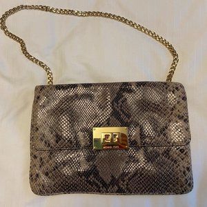 Michael Kors Python Clutch